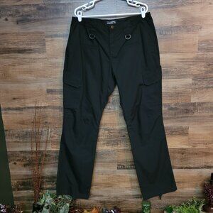 LAPG Tactical Pants Womens 18 L Cargo Mid Rise Rip Stop EMT LEO Military Black